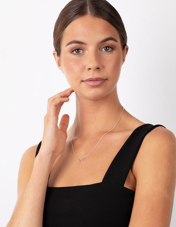 Sterling Silver Arrow Necklace