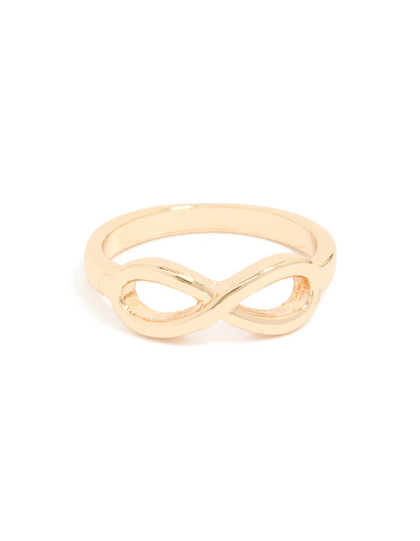 Gold Infinity Ring