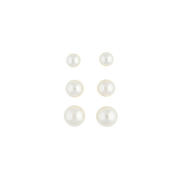 Pearl Gradual Stud Earring Pack