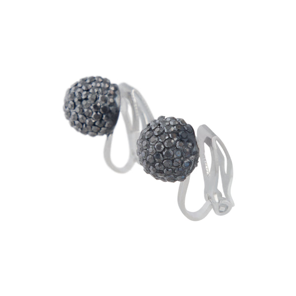 Mixed Metal Fireball Flower Clip On Earring 5-Pack