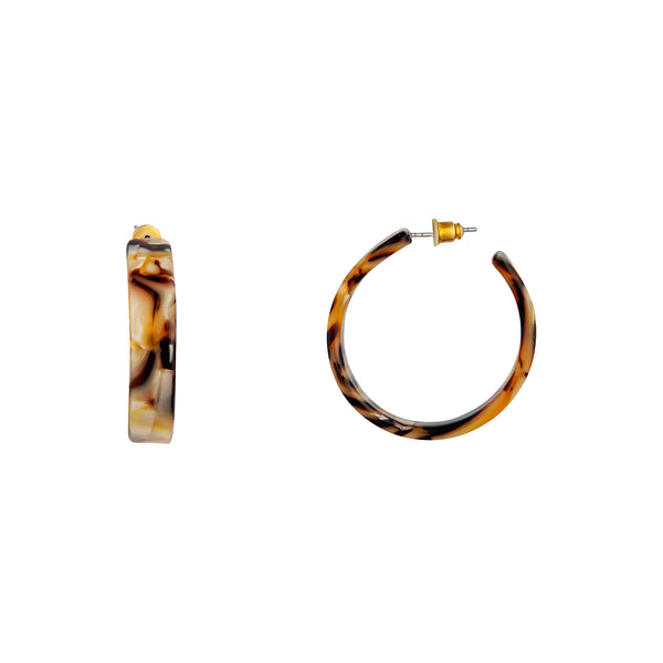 Acrylic Swirl 3/4 Hoop