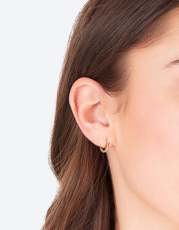 Gold Fine Huggie Hoop