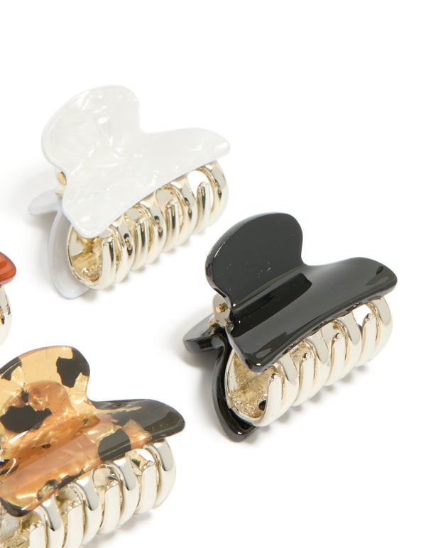 Multi Neutral Claw Clip 4-Pack