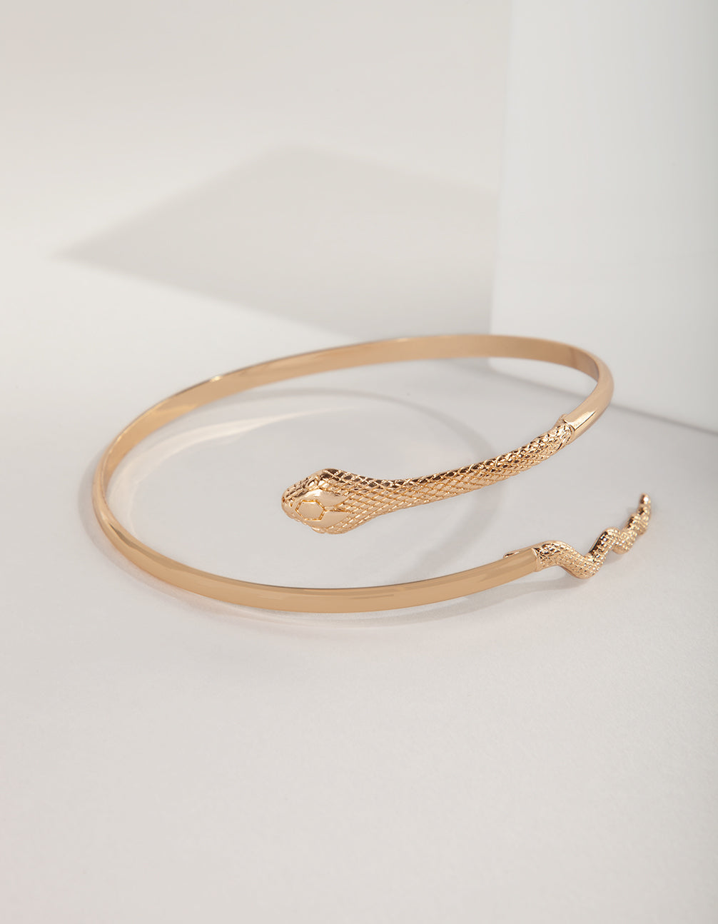 Gold Rattle Snake Arm Cuff