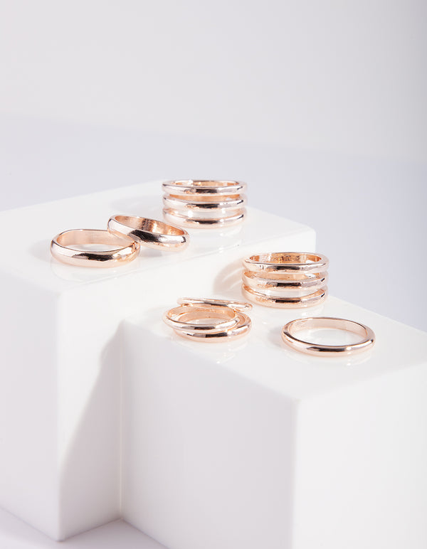 Rose Gold Classics Ring Pack