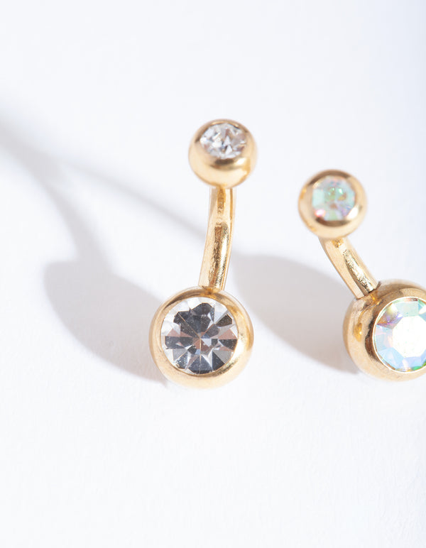 Gold Mini Belly Bar Pack