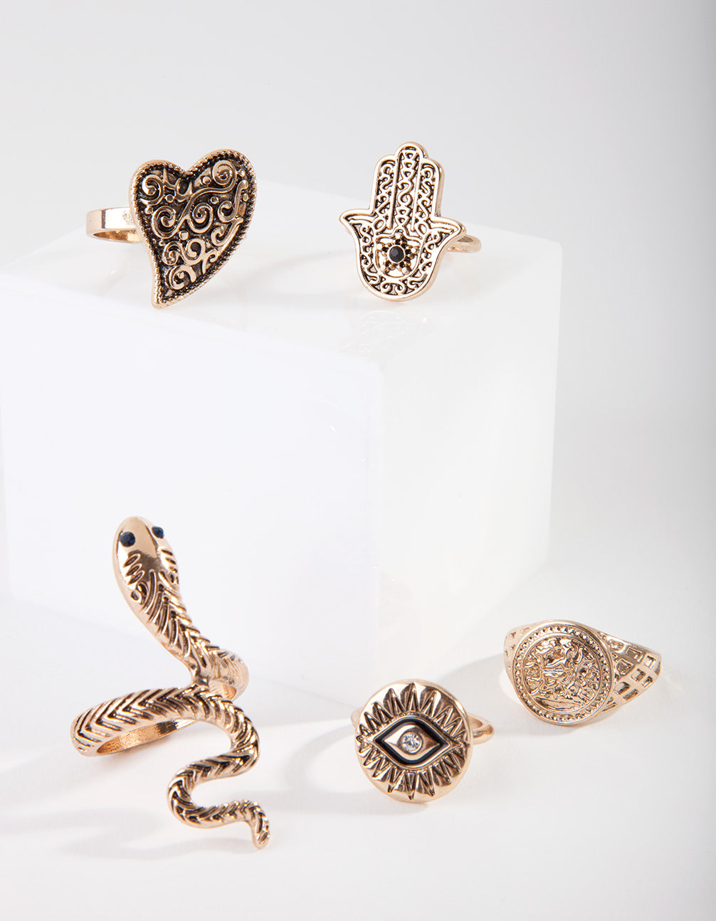 FGOLD AG SNAKE SYMBOL 3PK RG