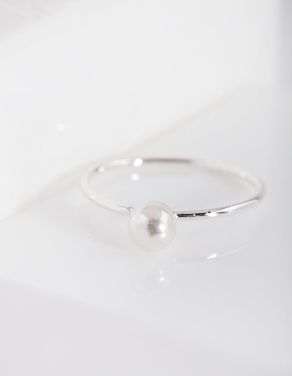 Silver Moon Star Ring Stack