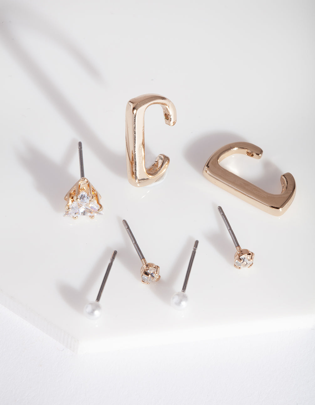 Gold Pearl Conch Ear Pack