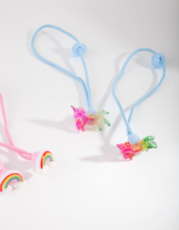 Kids Novelty Hair Tie 4-Pack