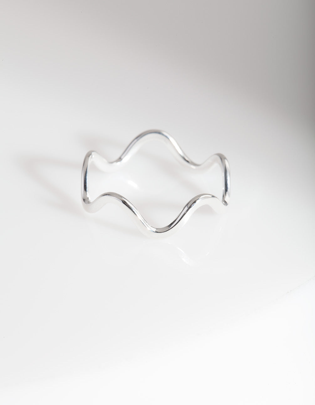 Sterling Silver Swiggle Band Ring