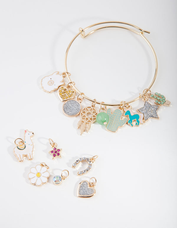 Kids Make your Own Cactus Charm Bangle