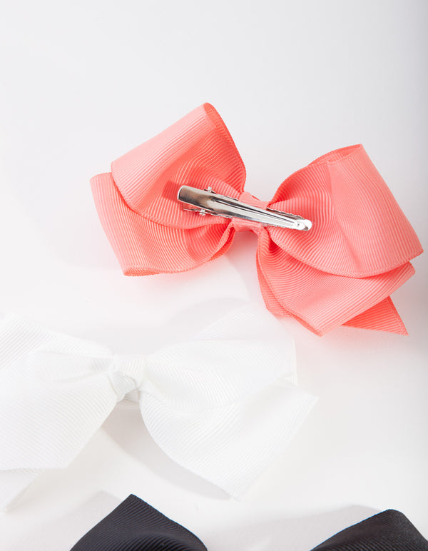 Kids Small Bow Clip Pack