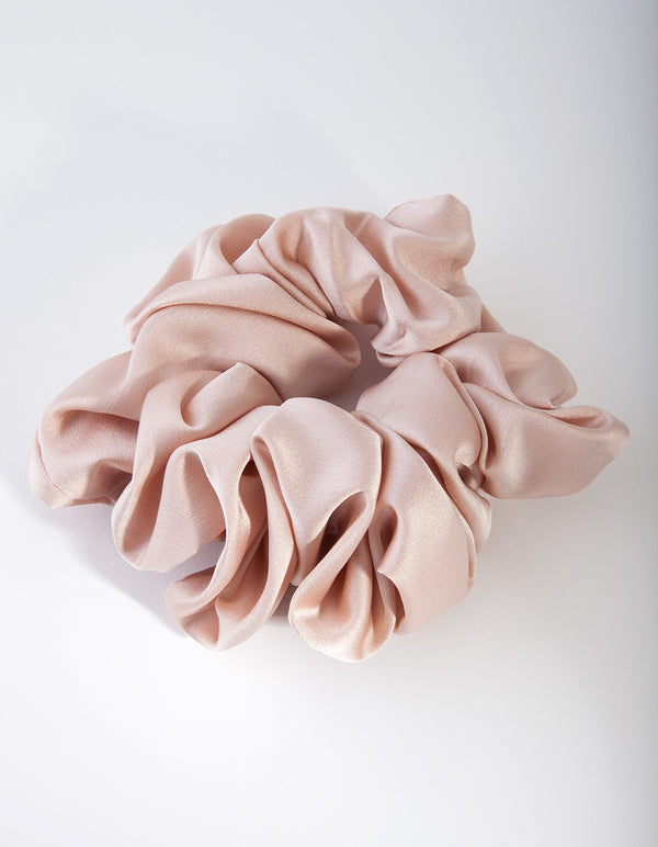 Cream Large Scrunchie