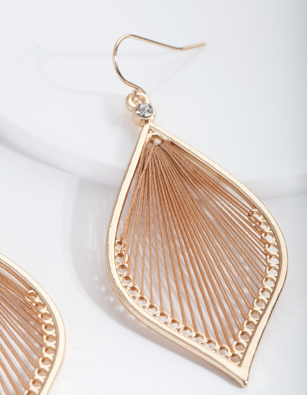 Brown Drop Earrings