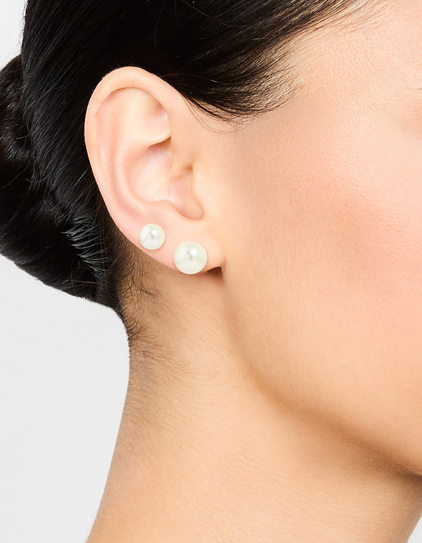 Pearl Stud Earring Pack