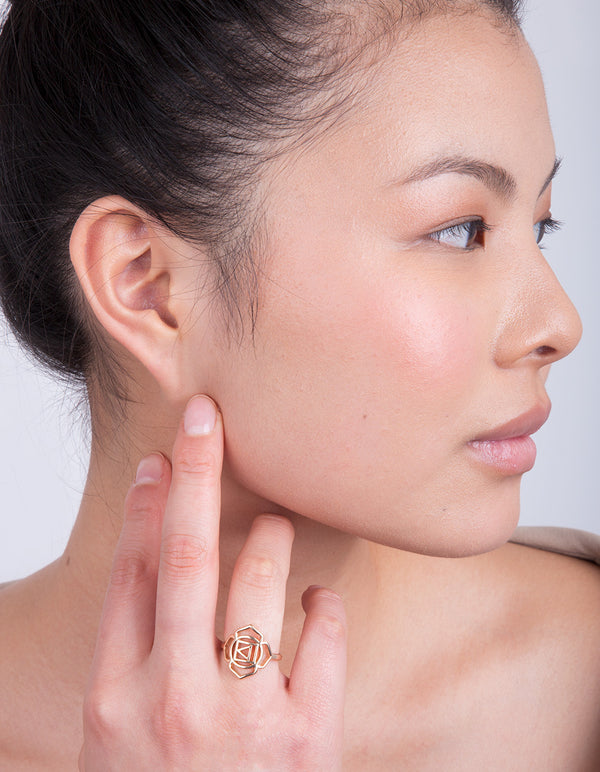 Gold Root Chakra Ring