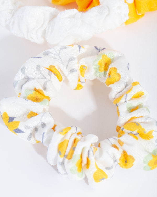 Kids Yellow Scrunchie Pack