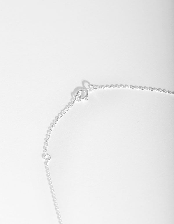 Sterling Silver Graduating Bead Necklace