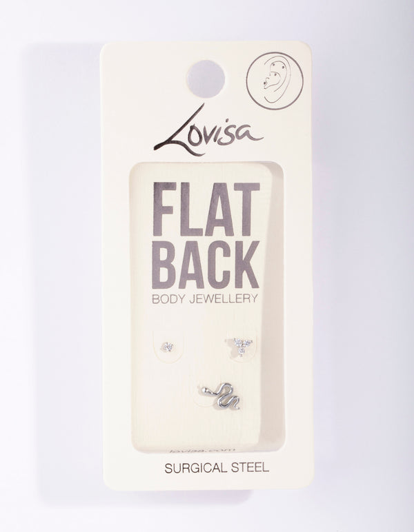 Surgical Steel Snake Cartilage Pack