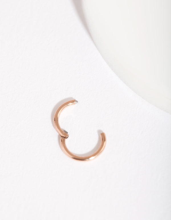 Rose Gold 5mm Micro Clicker Earring