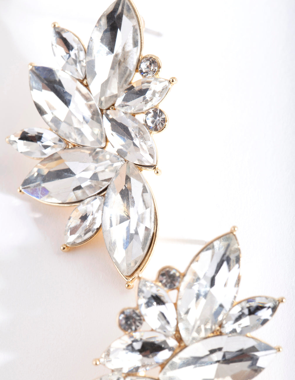 Marquise Statement Stud Earrings