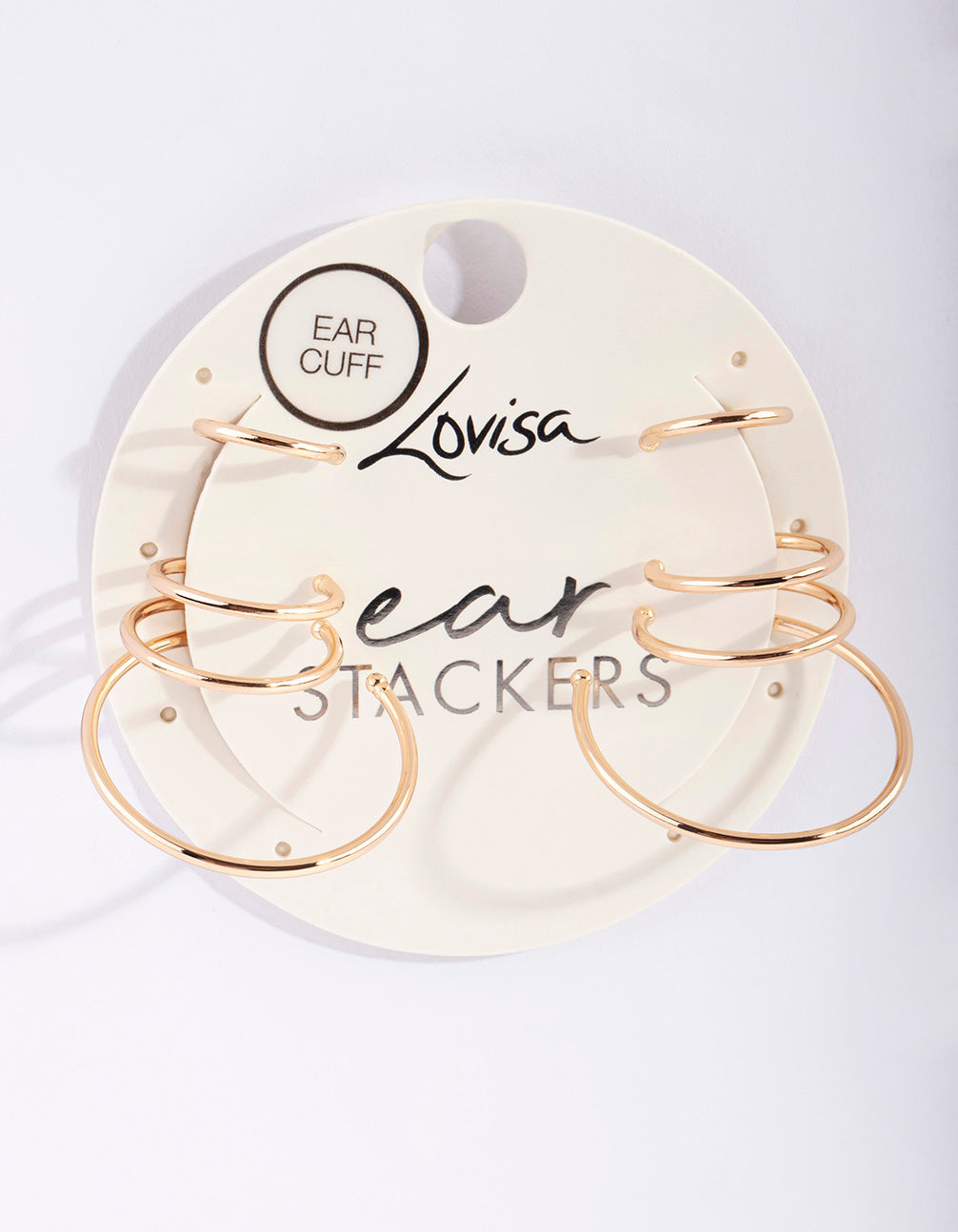 Gold Multi Hoop Cuff Earring Pack