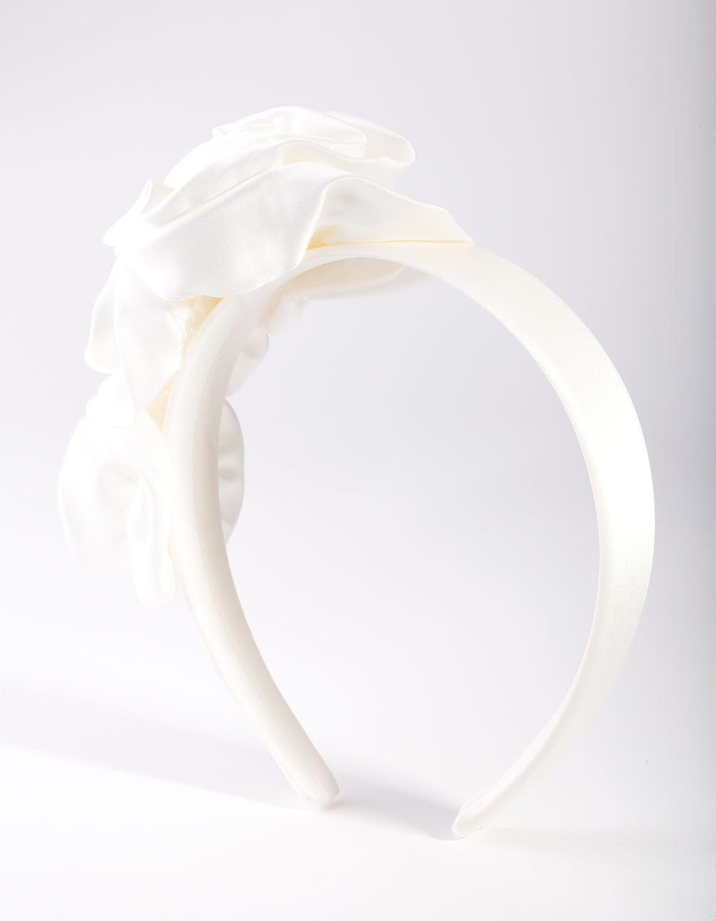 White Rose Headband