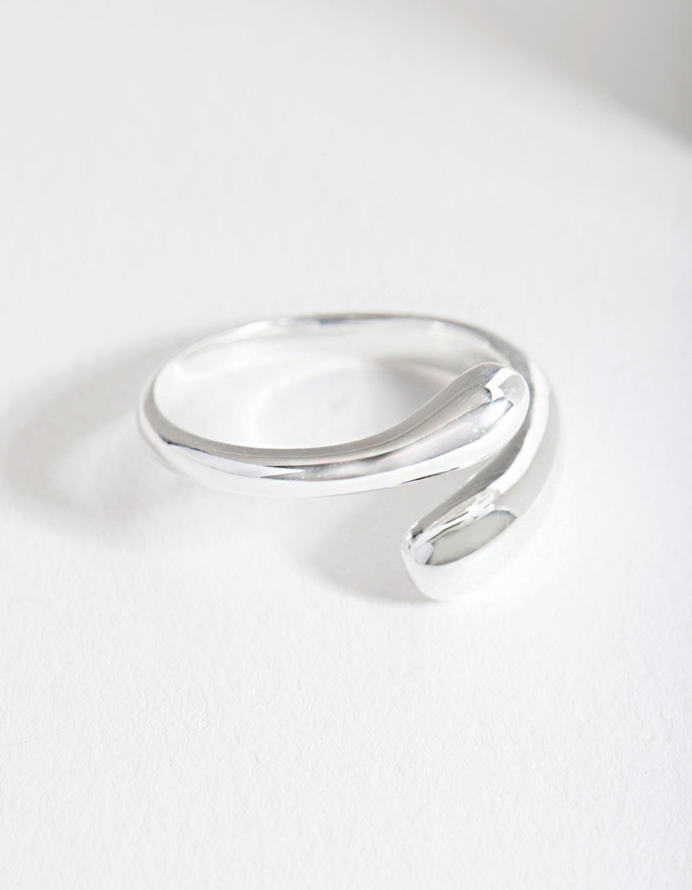Sterling Silver Organic Open Ring