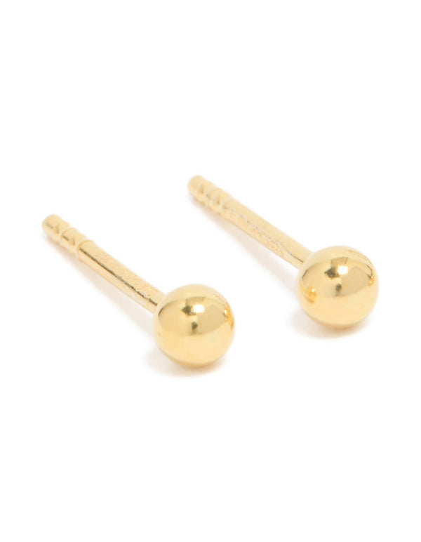 Gold Plated Sterling Silver Stud & Hoop Pack Earring