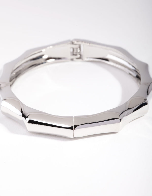 Silver Bamboo Bangle
