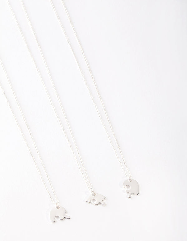 Silver Puzzle Necklace Pack
