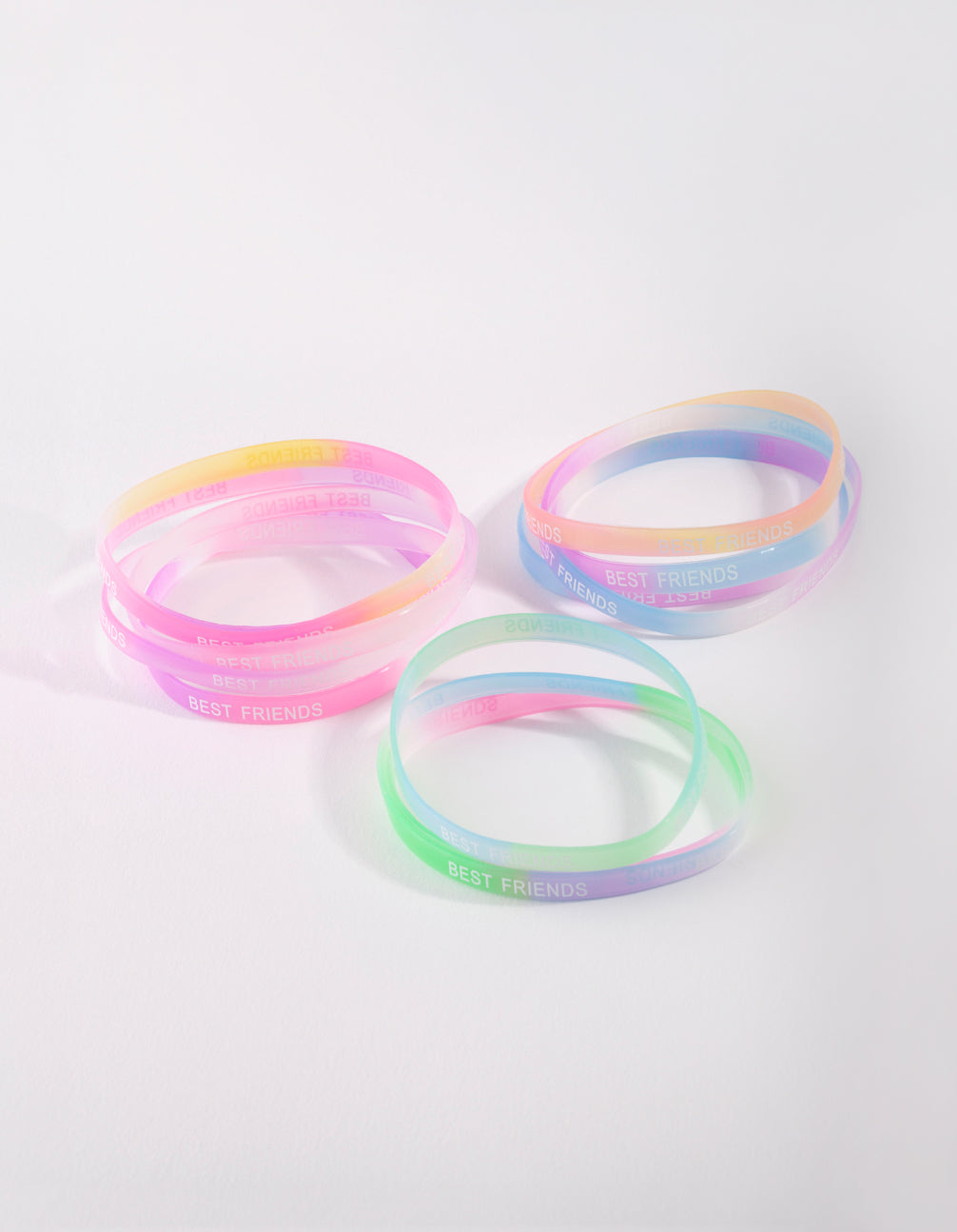 Kids Ombre Best Friends Stretch Bracelet 20-Pack