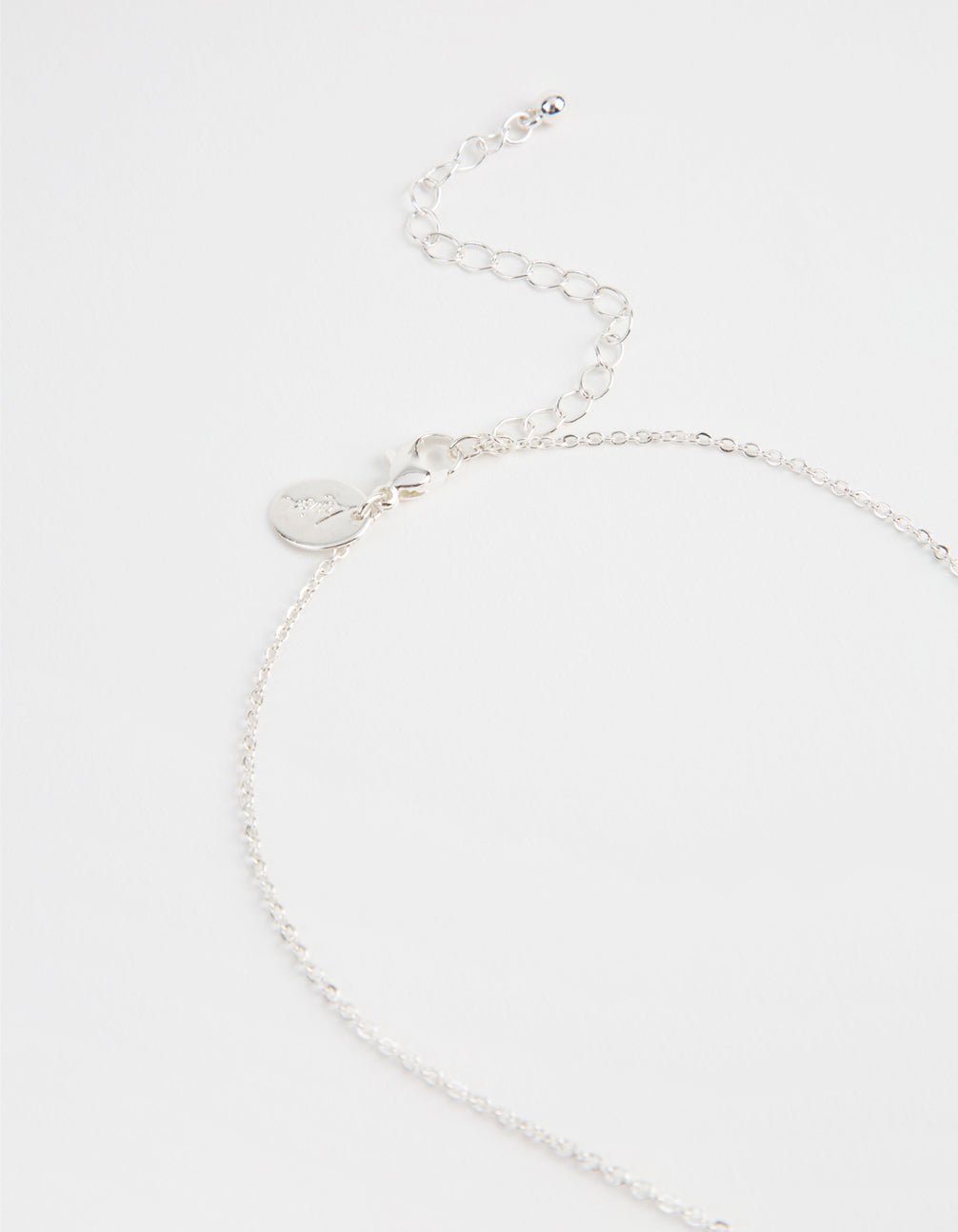 Silver Pave Heart Locket Necklace