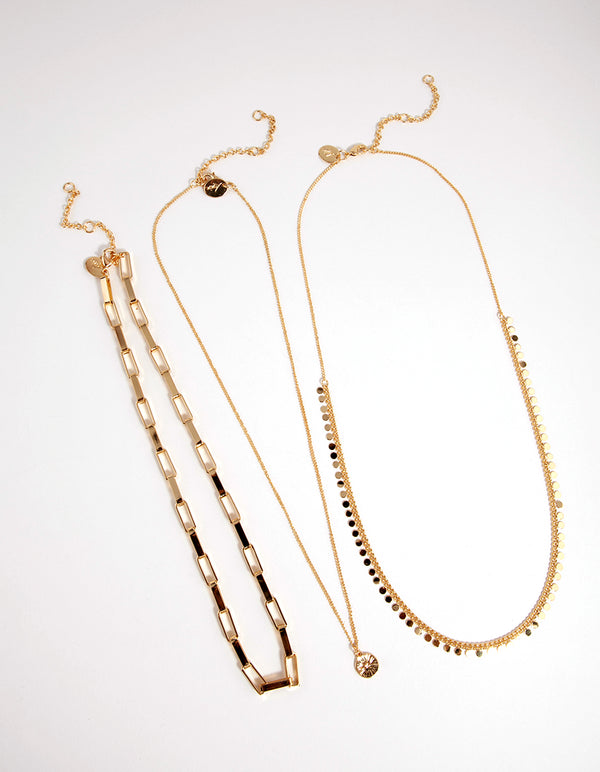 Gold Jingle Layered Necklace