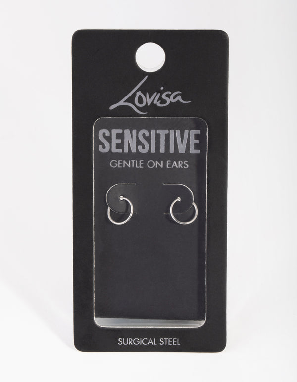 Surgical Steel 8mm Sleeper Earrings