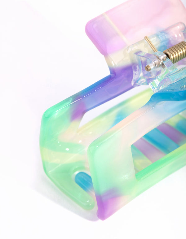 Acrylic Mermaid Rectangle Claw