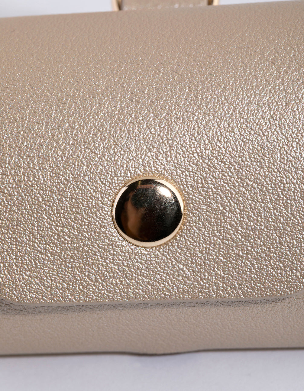Wide Cream PU Leather Earpod Case