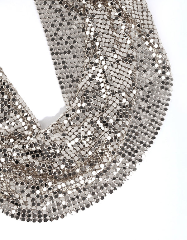 Silver Chainmail Choker