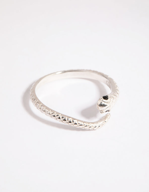 Sterling Silver Snake Wrap Ring