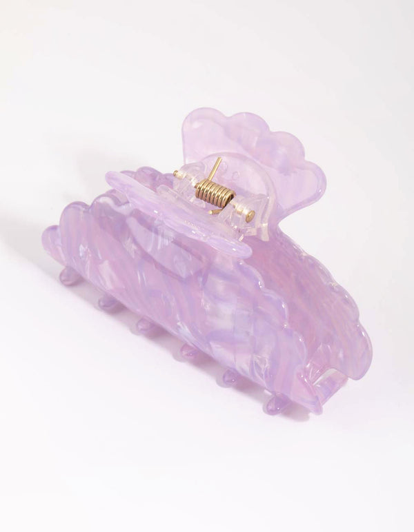 Kids Marble Hair Claw Clip