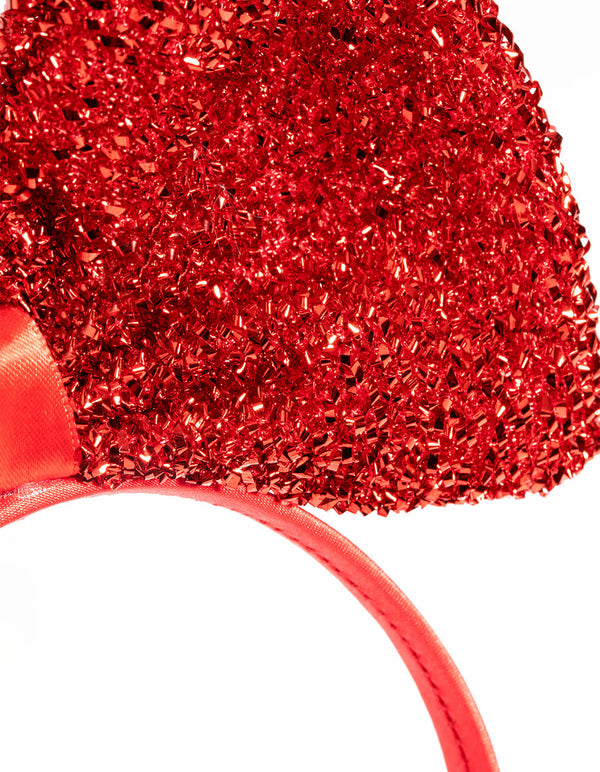 Kids Sparkle Bow Headband