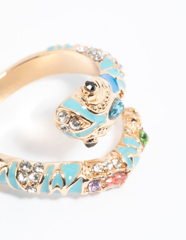 Gold Snake Ring