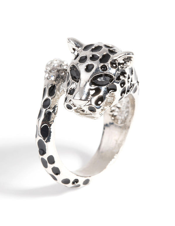 Silver Panther Ring