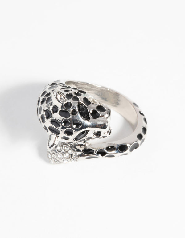 Silver Panther Ring