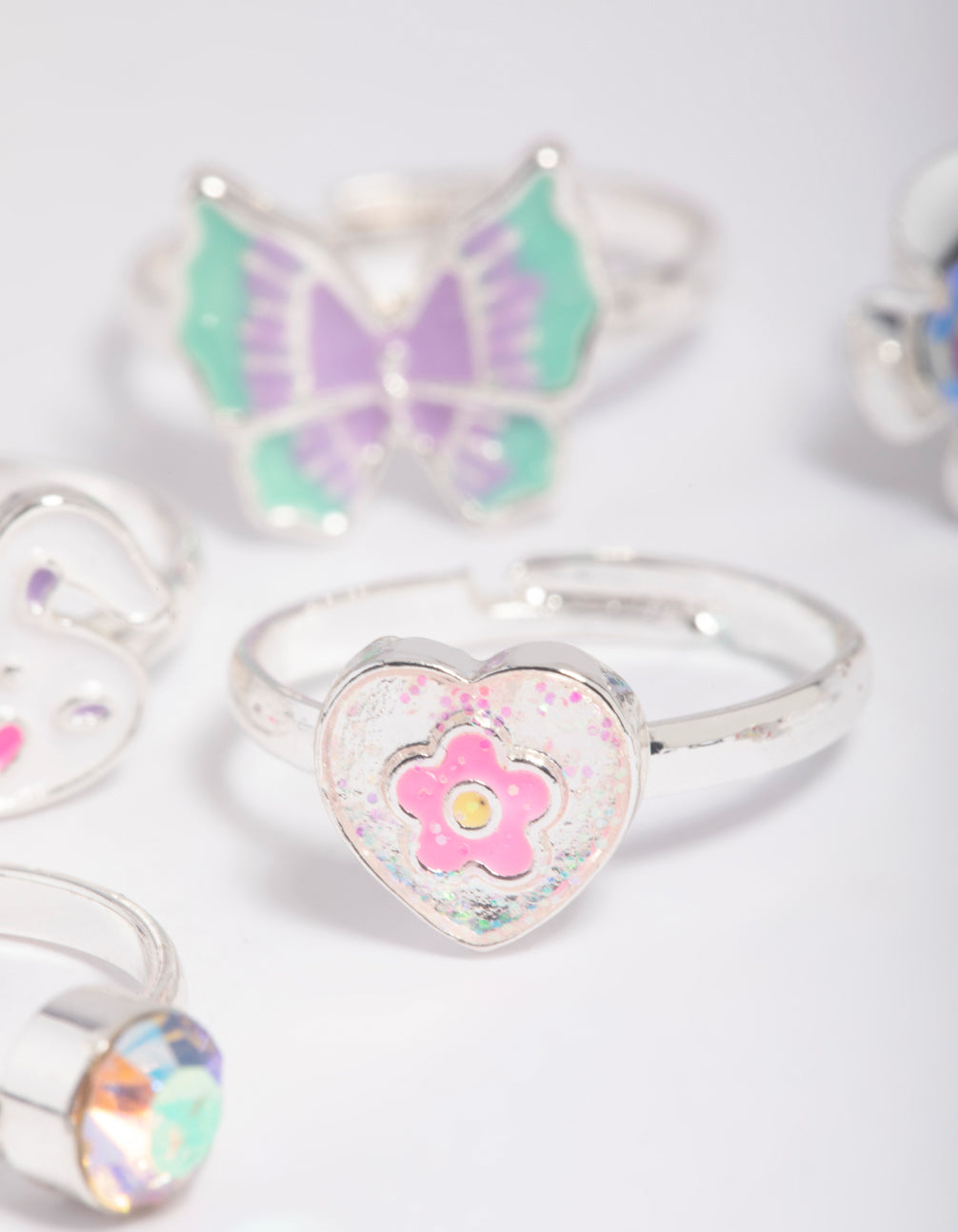 Kids Bunny Garden Ring 6-Pack