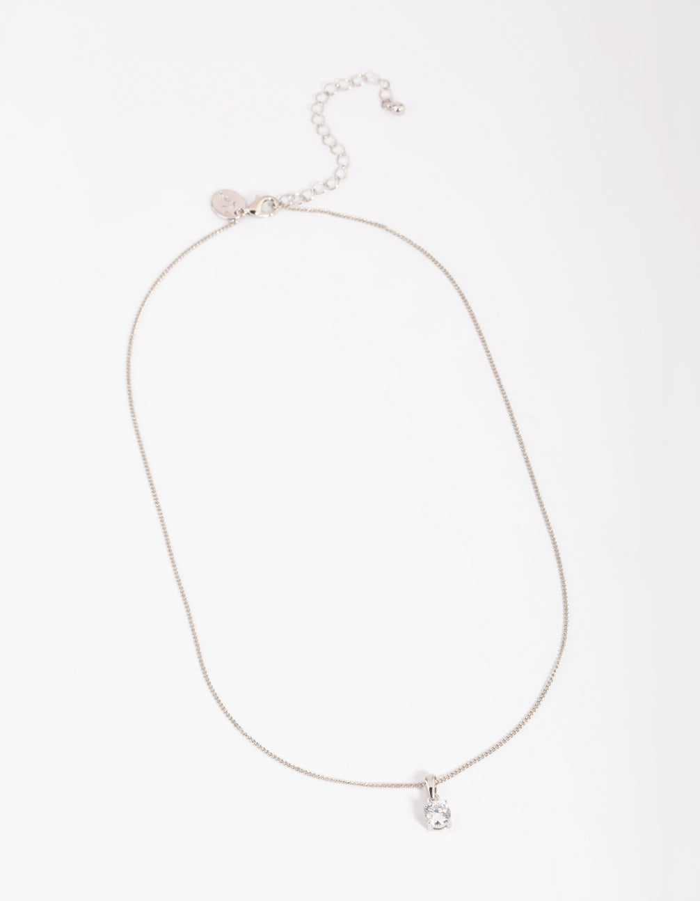 Silver Cubic Zirconia Necklace