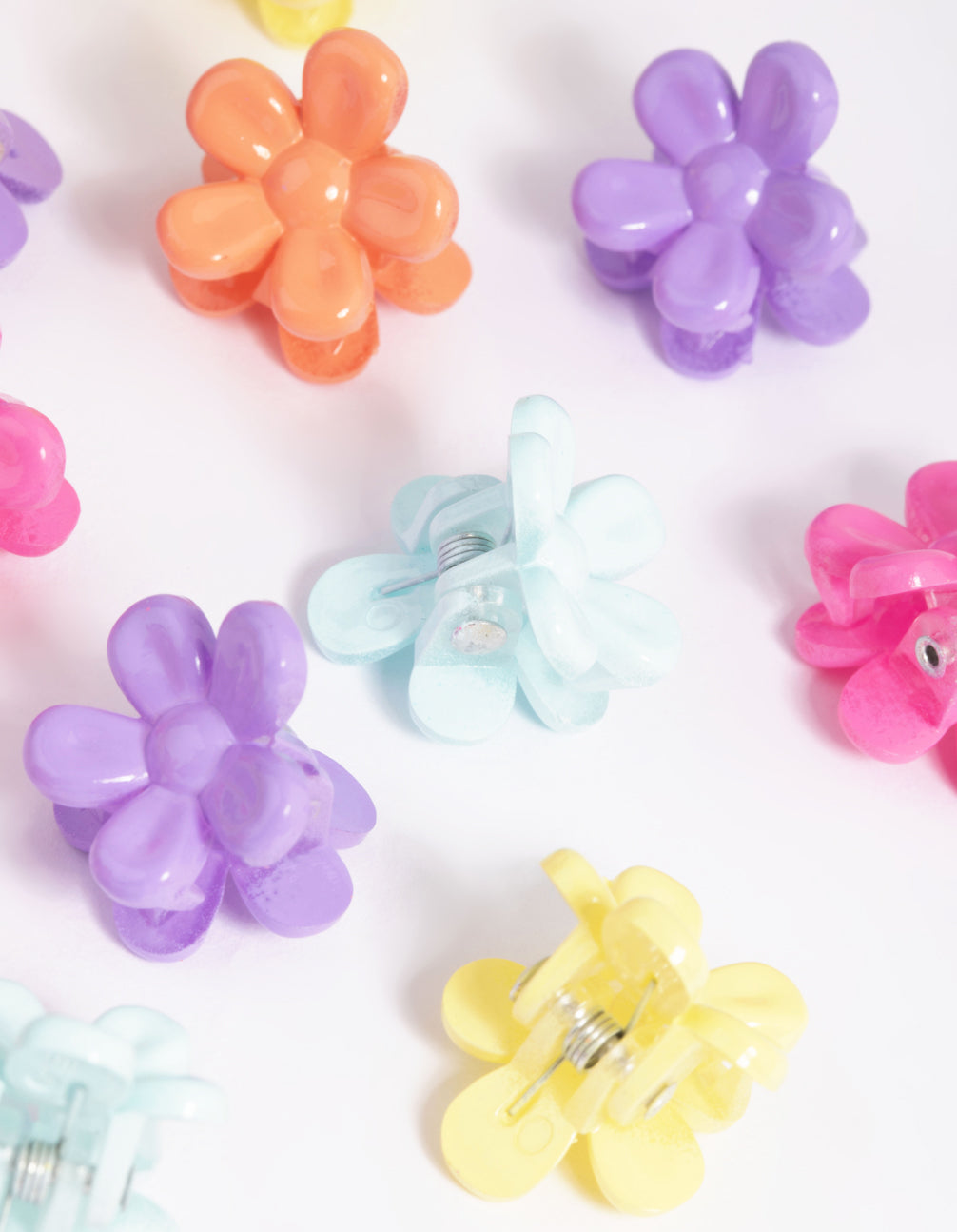 Kids Mini Flower Claw Clip Pack