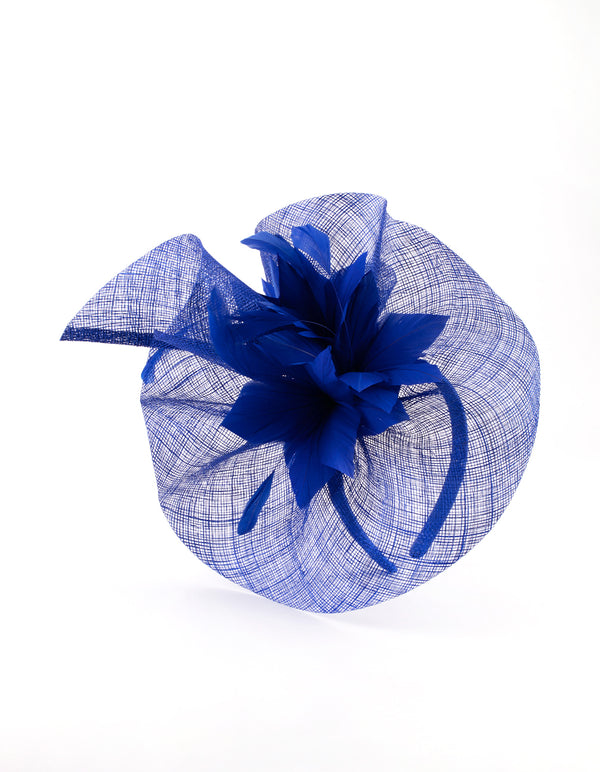 Large Scarf With Feathers Aliceband