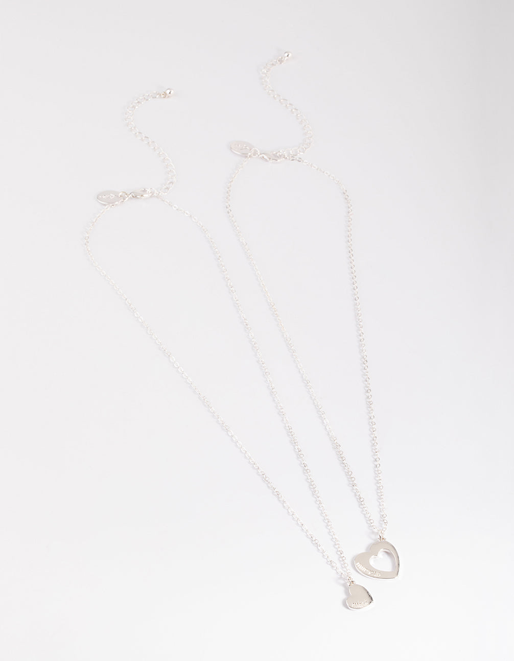 Silver Mumma Mini Heart Necklace Pack